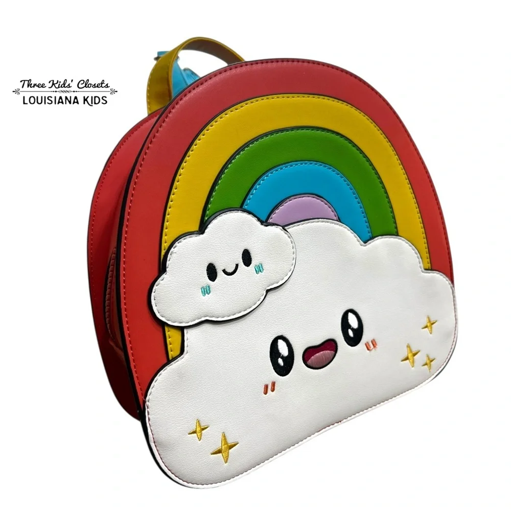 Squishable Mini Rainbow Cloud Backpack Bag